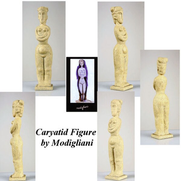 Artifact Figure replica By artist Modigliani museum reproduction history